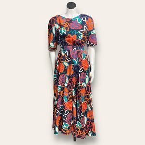 Vintage floral skirt suit set size 8 - Prophecy